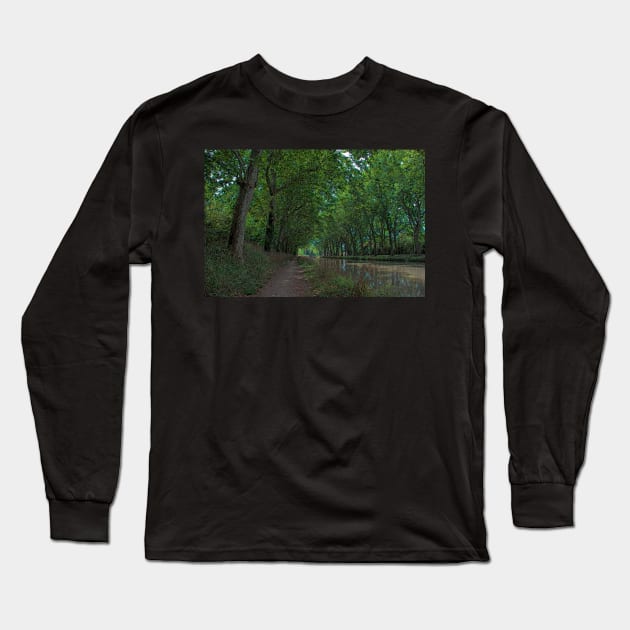 Canal du Midi Long Sleeve T-Shirt by mbangert